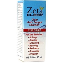 Zetaclear Nail Fungus Topical Treatment Solution - Remove Toenail Fungus Nail Fungus Relief & Easy To Use Promote Healthy Clear Appearing Nails - 2 Pack 2 Month Supply