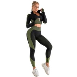 Tracksuits For Ladies - Sports Bra - Leggings - Fitness Jacket 3 Piece - Set