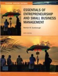 Essentials Of Entrepreneurship And Small Business Management paperback Horizon Ed Of 6th Revised Ed