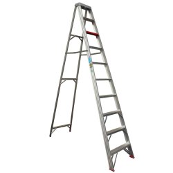 Ladder 10 Step Aluminium A-frame