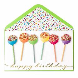 Papyrus Festive Cake Pops Birthday Card
