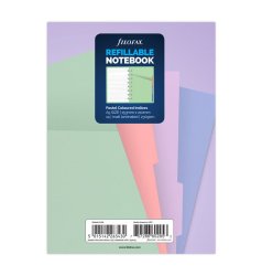 Note Book A5 Pastel Dividers 4 Blank Tab