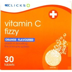 Clicks Vitamin C Fizzy Orange 30 Effervescent Tablets
