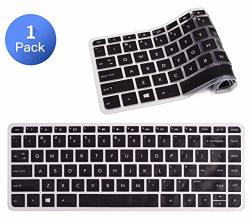 Keyboard Cover Protector Compatible Hp Stream 14 Inch Laptop Hp Stream 14-AX Series 14 Inch Hp Pavilion 14-AB 14-AC 14-AD 14-AL 14-AN Series Keyboard Protective Skin Black