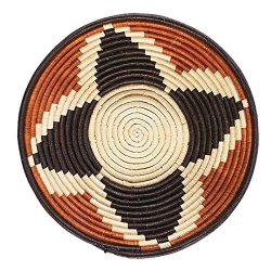 African Basket Four Star Autumn Bloom Raffia Fruit Or Display Home Decor The Crabby Nook