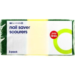 Payless Nail Saver Scourers 3 Pack