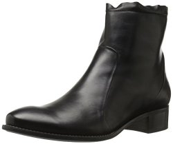 Paul Green Women's Kal Boot Ankle Bootie Black Leather 8 M Us