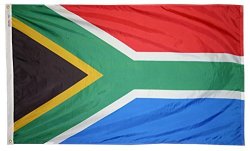 Annin Flagmakers 197562 Nylon Solarguard Nyl-glo South Africa Flag 2 X 3'