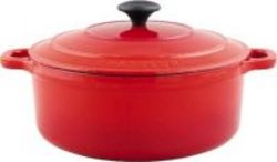 Chasseur 24cm Round Casserole in Red