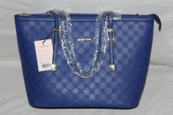 Ladies Pu Handbag Blue Bag