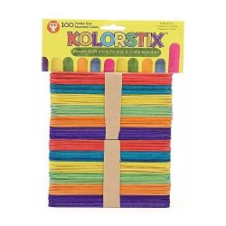 Hygloss Products Inc Wood Popsicle Sticks 6-INCH