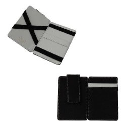 YCM010103 Grey Black Wallet And Credit Card Holder Gift Idea Light Grey Magnetic Wallet Front Pocket Wallet By Y&g Magic Wallet