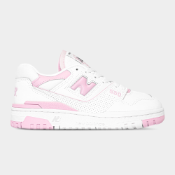 New Balance Women's 550 White pink Sneaker