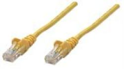 Intellinet Network Cable CAT5E Utp - RJ45 Male RJ45 Male 5.0 M 14 Ft. Yellow Retail Box No Warranty Product Overviewtrusted Connections For