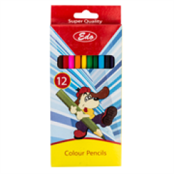 EDO Colour Pencils Long Pack Of 12 Retail Packaging No Warranty