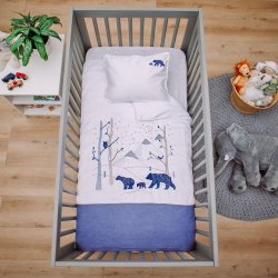 Babes & Kids Into The Woods Cot Duvet Cover Set