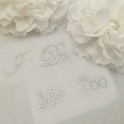 'i Do' And 'me Too' Sticker Groom Set Included For Wedding Shoes