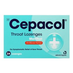 Cepacol Throat Lozenges Menthol 24 Lozenges