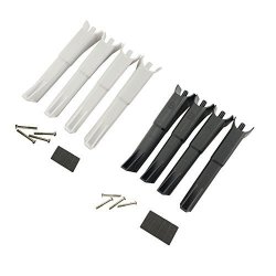 Fu's Store Upgraded Landing Gears Landing Skids Legs For Mjx B2 B2W B2C Mjx Bugs 2 Drone Replacement Rc Quadcopter Spare Parts Set Black-white