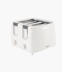 Salton 4 Slice Toaster in White