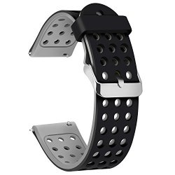 Moretek Sport Watch Bracelet Band Straps For Samsung Galaxy GEAR2 Neo R380 Gear 2 Gear S3 Classic S3 Frontier garmin Vivomove lg G Watch