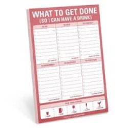 What To Get Done So I Can Have A Drink Pad Paperback