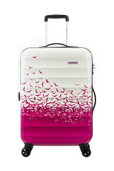 American Tourister Palm Valley 67cm Medium Luggage Suitcase Pink