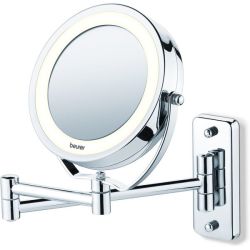 Beurer Cosmetics Mirror: Illuminated 2-IN-1 Mounted & Standing Mirror Bs 59