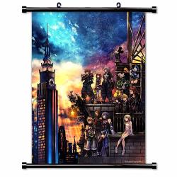 Roundmeup Kingdom Hearts 3 Game Fabric Wall Scroll Poster 32X44 Inches Vg Kingdom Hearts 3-32 L