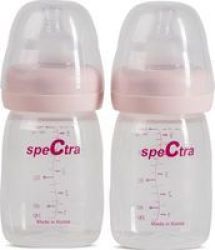 Spectra Wide-necked Breast Milk Storage Bottles Pack Of 2