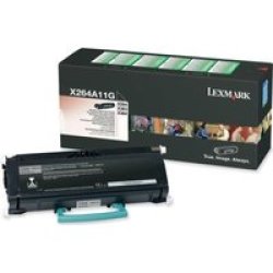 Lexmark X264A11G Black Laser Toner Cartridge