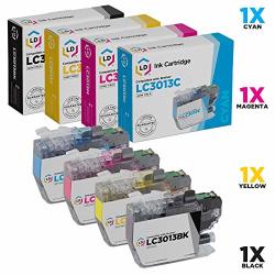 Ld Compatible Ink Cartridge Replacement For BrOther LC3013 High Yield Black Cyan Magenta Yellow 4-PACK
