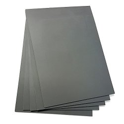 Grey Laserable Rubber For Stamp Engraving Machines Diy Crafts - 5 Sheets