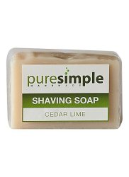Pure Shaving Soap - Cedar Lime