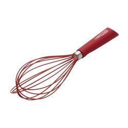 Meyer Cake Boss Stainless Steel Tools And Gadgets Balloon Whisk With Silicone Overmold 10-INCH Red