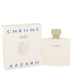 Chrome Pure Eau De Toilette Spray By Azzaro - 100 Ml Eau De Toilette Spray