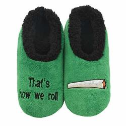 Deals on Snoozies 420 Mens Slippers Slippers For Men That's How We Roll ...
