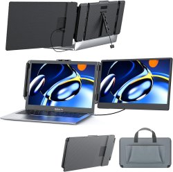 Portable Display S1 Portable Monitor 14" 1080P Fhd Ips Dual Laptop Display Standard 2-5 Working Days