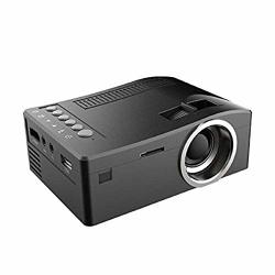 Family MINI Projector Lumen Video HD LED Home Theater Cinema Lcd Lens Display Accurate Colors Black Maoyou