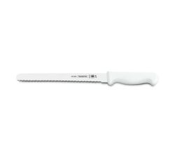 Professional Serrated Bread Knife ham Slicer - White - 20 Cm