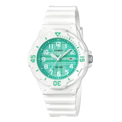 Casio Ladies Standard Collection Analogue Wrist Watch - White And Green