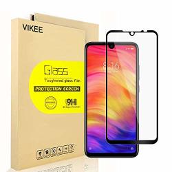2 Pack Wrj Screen Protector For Xiaomi Redmi Note 7 Note 7 Pro HD Anti-scratch Anti-fingerprint No-bubble 9H Hardness Tempered Glass With Lifetime Replacement Warranty Black