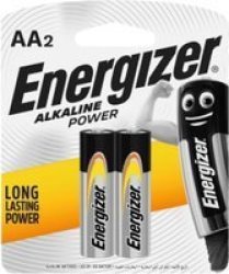 Energizer Power Alkaline Aa Battery Pack Pack Of 2