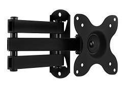Mount-it Tv Wall Mount Universal Fit For 19 20 24 27 32 34 37 And 40 Inch Tvs And Computer Monitors Full Motion Tilt And Swivel 14 Extension Arm Vesa Compatible