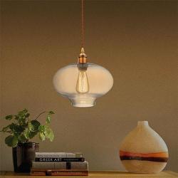 Bright Star Lighting Brown Bronze Cord Pendant With Bright Star Brown Bronze Cord Pendant