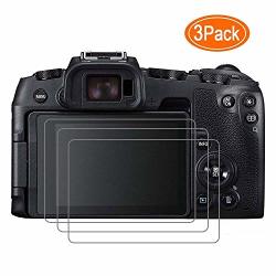 Pctc Screen Protector Tempered Glass Compatible For Canon Eos Rp 3 Packs