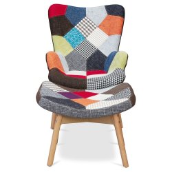 Gof Furniture - Mosaic Armchair And Footrest