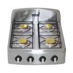 Totai 26 004SS 4 Burner Stainless Steel Auto-ignition Tabletop Gas Stove