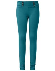 NE People Womens Thick Basic Color Cotton Spandex Yoga Pants S-3XL