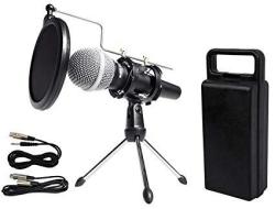 Rockville Dynamic Podcasting Podcast Microphone W mic Stand+pop Filter+cables